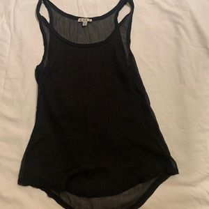 See through Cope tank top